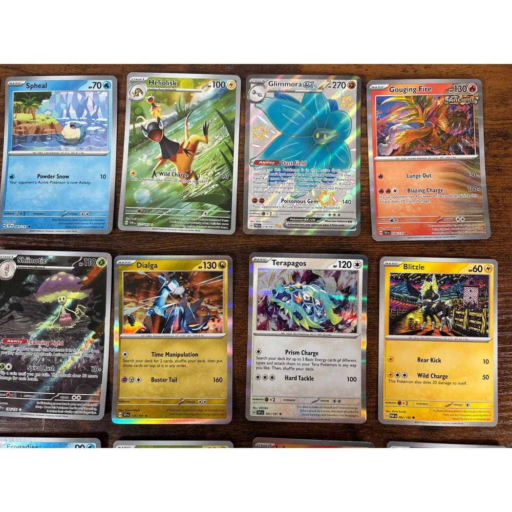 Pokemon TCG Card Lot 20ct Holo Reverse Holo IR Metagross Infernape Glimmora ex